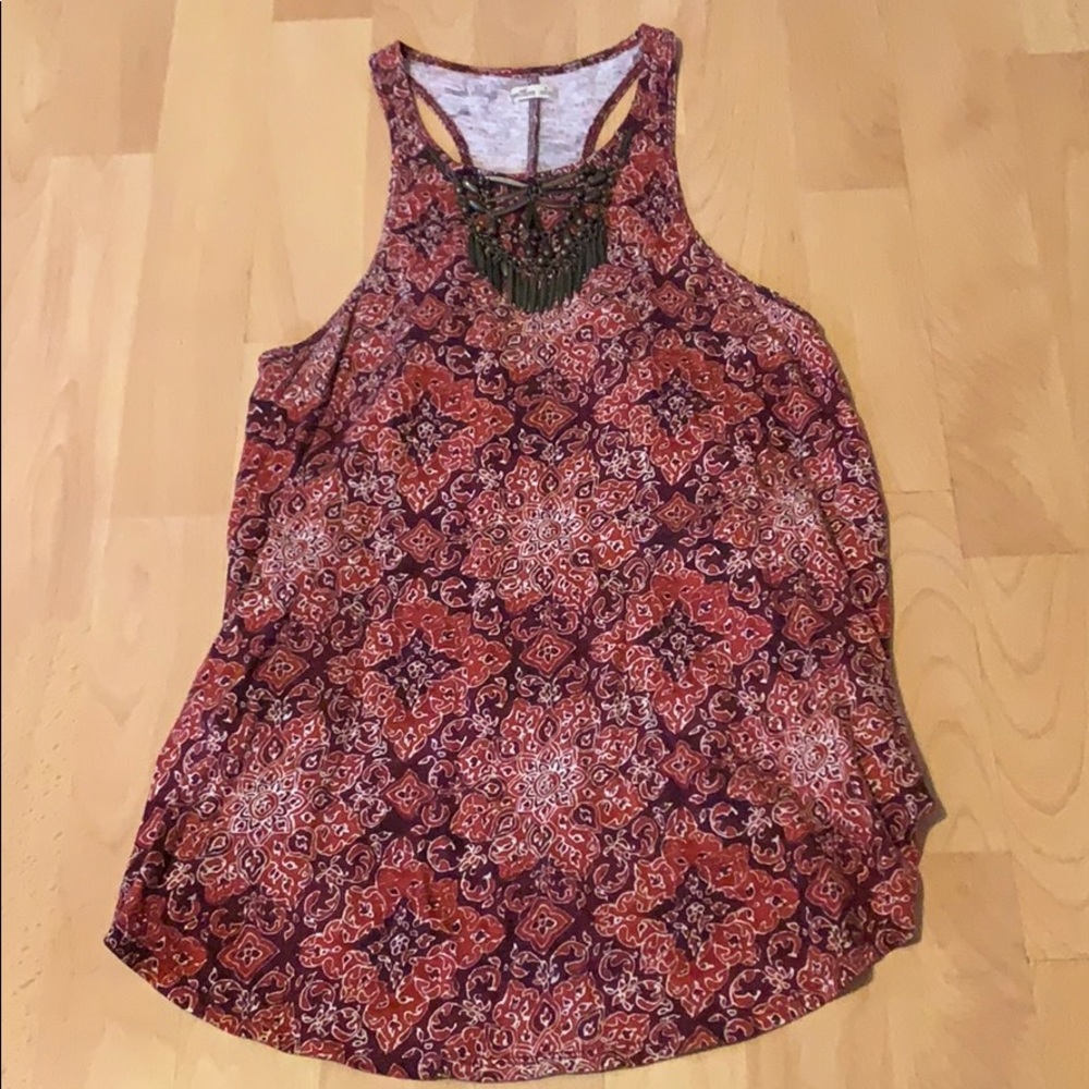 Fun, embroidered top. Hardly worn